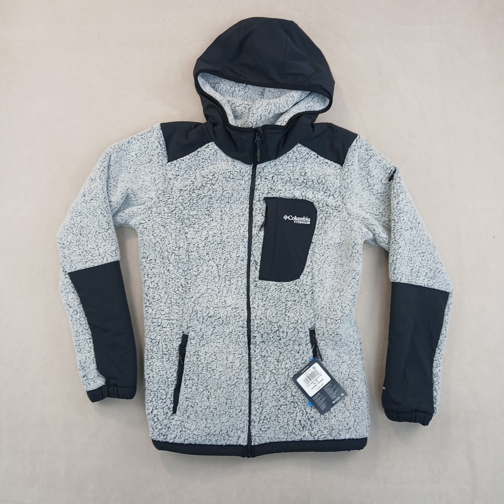 Columbia Artic Crest Sherpa Small Women Jacket Full Zip NWT FLAWS 17x24